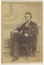 Portrait of a Seated Man with Chin Beard; Jacob Byerly and John Davis Byerly; 1866 - 1870; Albumen silver print