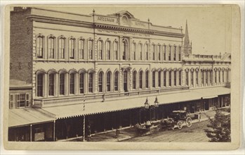 Auzerais House, San Jose, Santa Clara Co; Lawrence & Houseworth; about 1865; Albumen silver print