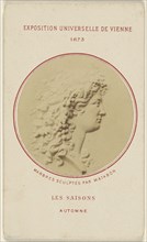 Les Saisons. Automne. Marbres Sculptes Par Matabon; French; 1873; Albumen silver print