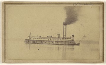 Riverboat Nymph; Andrew David Lytle, Sr., American, 1834 - 1917, active Baton Rouge, Louisiana, about 1862; Albumen silver