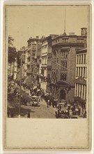 Broadway from Wall St. North - N.Y; Edward and Henry T. Anthony & Co., American, 1862 - 1902, about 1862; Albumen silver print