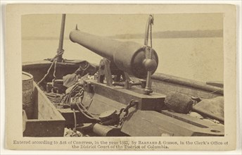 Bow Gun on Confederate Gunboat Teazer, Captured on the 4th of July, by the Meritanza; Barnard & Gibson; 1862; Albumen silver