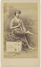 Your Life or Your Portrait; American; about 1870; Albumen silver print
