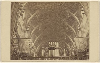 Roof of Henry VII th's Chapel - Westminster; George Washington Wilson, Scottish, 1823 - 1893, about 1865; Albumen silver print
