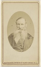 white bearded elderly man; William Charles Nastrowsky, Paton & Company; 1870s; Albumen silver print
