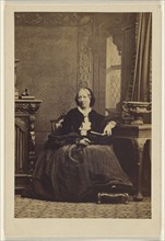 Elderly woman, seated; Camille Silvy, French, 1834 - 1910, 1860s; Albumen silver print