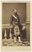 bearded man in kilt, standing; F.W. Baker, British, active Calcutta, India 1860s, 1860s; Albumen silver print