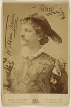 William Teniss. Romeo; W. & D. Downey, British, active 1860 - 1920s, about 1880; Albumen silver print