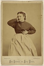 Miss Bateman, as Mary Warner; Napoleon Sarony, American, born Canada, 1821 - 1896, about 1885; Albumen silver print