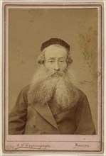 man with long white beard; M.W. Straschuner, Russian, active Moscow, Russia 1870s, about 1880; Albumen silver print