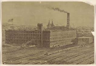 Hood's Sarsaparilla Laboratory, Lowell, Mass; Attributed to C.I. Hood & Company; about 1895; Halftone print