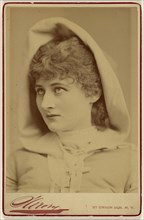 Mary Anderson; Napoleon Sarony, American, born Canada, 1821 - 1896, about 1885; Albumen silver print