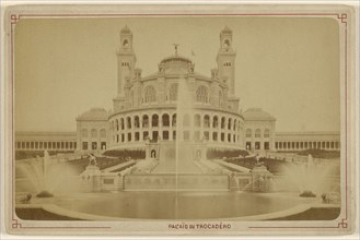 Palais du Trocadero; French; about 1880; Albumen silver print