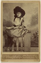Uncle Toms Cabin. Era. Studio portrait of a girl; F. Haight & Company; about 1880; Albumen silver print