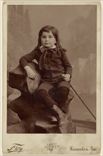 Portrait of a young child; Henry Frey, American, active Scranton, Pennsylvania, about 1890; Gelatin silver print