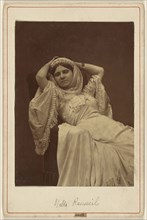 Nelle Rousseil. Role de Cora; French; about 1875; Carbon print