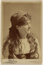 Margret Mather as in Leah, the Foresaken; Anderson; 1880s; Albumen silver print