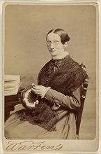 Laura Bridgman; George Kendall Warren, American, 1834 - 1884, about 1870; Albumen silver print