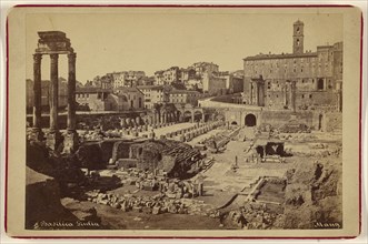 Basilica Ginlia; Michele Mang, Italian, active Rome, Italy 1860s, about 1870; Albumen silver print