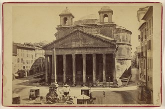 Pantheon; Attributed to Michele Mang, Italian, active Rome, Italy 1860s, about 1875; Albumen silver print