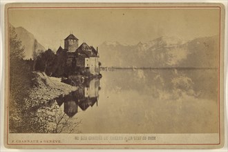 Chateau De Chillon & La Dent Du Midi; Florentin Charnaux, Swiss, 1832 - 1883, active Geneva, Switzerland 1850s - 1880s