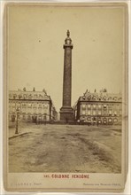 Colonne Vendome; Ernest Ladrey, French, active Paris, France 1860s, about 1875; Albumen silver print
