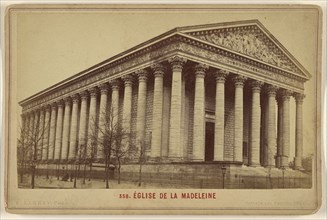 Eglise De La Madeleine; Ernest Ladrey, French, active Paris, France 1860s, about 1875; Albumen silver print
