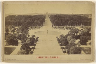 Jardin Des Tuileries; E. Dontenvill, French, active 1860s - 1870s, about 1875; Albumen silver print