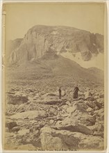 Long's Peak From Boulder Field; American; about 1870; Albumen silver print