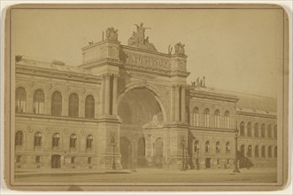 Palais de l'industrie; French; about 1875; Albumen silver print
