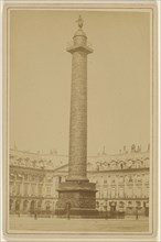 Colonne Vendome; Attributed to Debitte & Hervè; about 1875; Albumen silver print