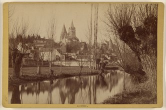 Loches; French; about 1875; Albumen silver print
