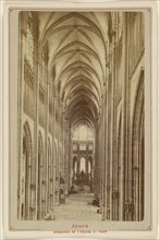 Rouen. Interieur de L'Eglise St. Ouen; Le Comte, French, active Rouen, France 1860s, about 1875; Albumen silver print
