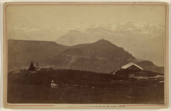 Le Righi Scheidegg Vu du Righi Kulm; A. Garcin, Swiss, active Geneva, Switzerland 1860s - 1870s, about 1870; Albumen silver