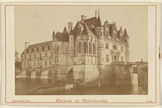 Chateau de Chenonceaux; Médéric Mieusement, French, 1840 - 1905, about 1875; Albumen silver print