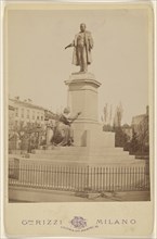 Memorial Monument of Gavour; Giuseppe Rizzi, Italian, active Milan, Italy 1860s - 1870s, about 1875; Albumen silver print