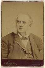 man with long muttonchops; Charles A. Saylor, American, active 1860s - 1870s, about 1885; Albumen silver print