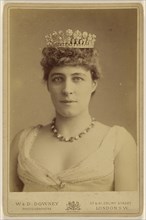 Mrs. Langtry Lillie Langtry; W. & D. Downey, British, active 1860 - 1920s, 1892; Albumen silver print