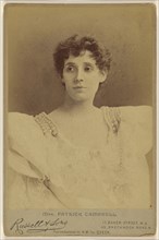 Mrs. Patrick Campbell; James Russell & Sons; about 1890; Albumen silver print