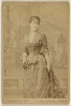 Brandes dans Diane de Lys de Dumas-fils 3e acte; I. Chalot, French, active about 1885, 1880s; Albumen silver print