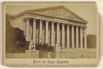 Palais du Corps Legislatif; E. Ziégler, French, active 1870s, about 1880; Albumen silver print