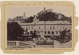 Palazzo Doria at Genoa, Italy; Italian; about 1880; Collotype