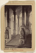Atrio Palazzo Durazzo at Genoa, Italy; Italian; about 1880; Collotype