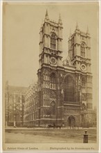 Westminster Abbey; London Stereoscopic Company, active 1854 - 1890, about 1875; Albumen silver print