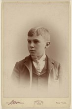 Freddie McL young boy; Edward C. Dana, American, 1852 - 1897, 1894; Gelatin silver print