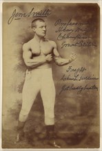 Jem Smith. Professional Heavy Weight Boxing Champion. Great Britain; British; 1890s; Gelatin silver print