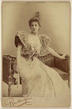 Marthe Brandes Hirt de Marcel Ballod dans - ses roles - comedie Francaise; Emile Auguste Reutlinger, French, 1825 - 1907, 1880s