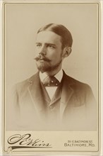 man with moustache and well-groomed beard; Perkins, American, active Baltimore, Maryland 1880s, 1890s; Albumen silver print
