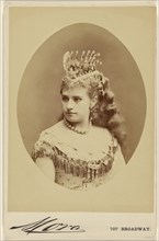 Pauline Markham; Jose Maria Mora, American, 1849 - after 1893, active New York 1870s - 1890s, about 1885; Albumen silver print