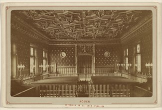 Rouen. Interieur de la Cour D'Assises; Le Comte, French, active Rouen, France 1860s, 1880s; Albumen silver print